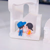 Sweet First Kiss Couple Miniature Figurine
