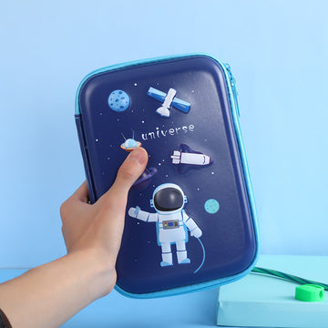 3D EVA Space Pencil Hard Case Large Capacity & Durable