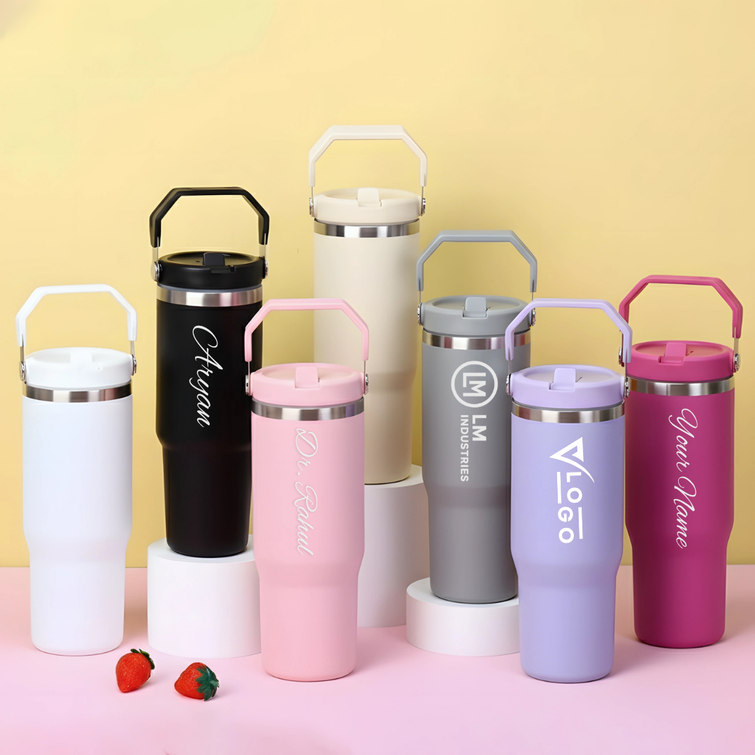 900ml Durable Stainless Steel Large Capacity Tumbler – Giftoo