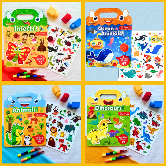 Children's Reusable Sticker Book | Educational Toys