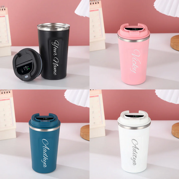 LED Temperature Display Vacuum Coffee Mug 510ml