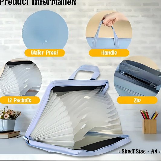 Professional File Folder Bag - Durable & Stylish
