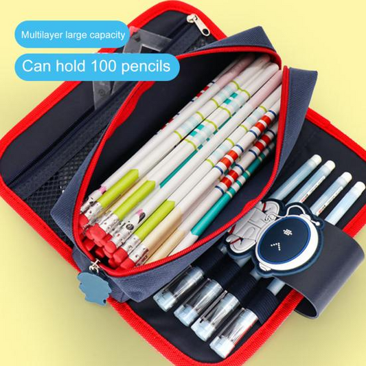 Astronaut Multipurpose Pencil Case ✏️ | Multi-Compartment Organizer