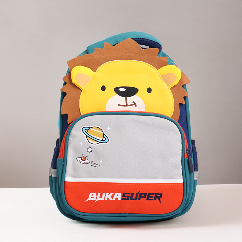 Lion Space Theme School Bag