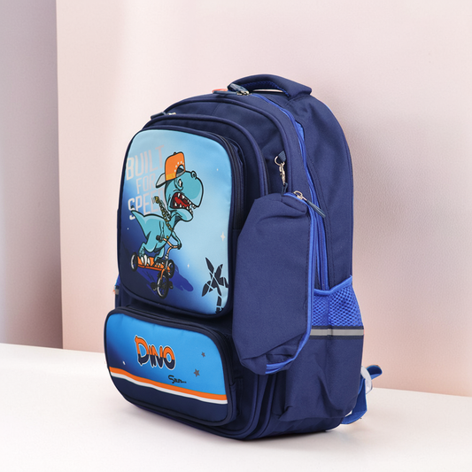 Cycling Dino School Bag