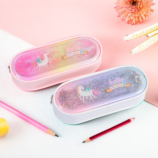 Cute Unicorn Pencil Case – Shiny, Spacious & Adorable