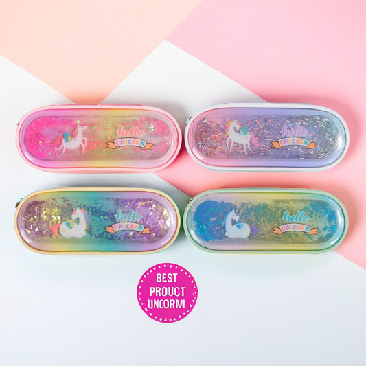 Cute Unicorn Pencil Case – Shiny, Spacious & Adorable