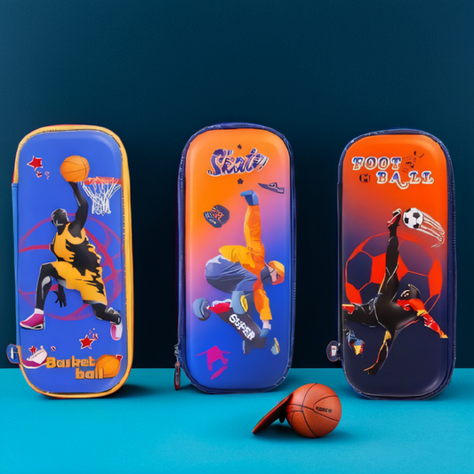 Kids' 3D EVA Basketball Pencil Case