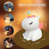 Sitting Unicorn Silicone Night Lamp