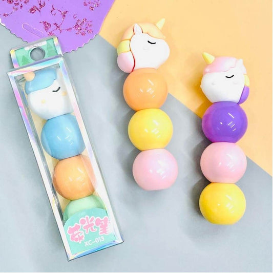 Unicorn Bubble Highlighters - 3 Colors