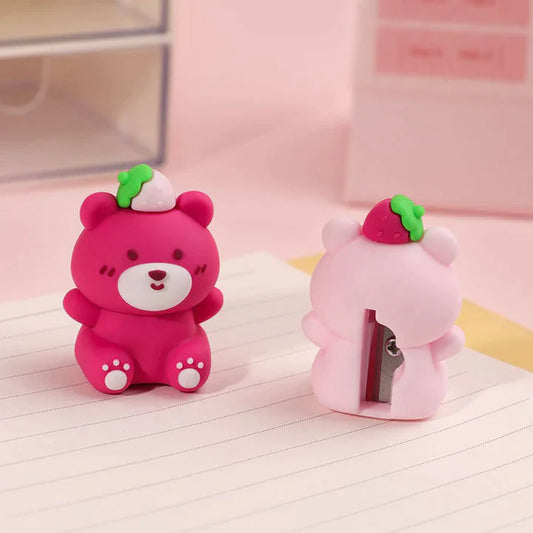 Sweet Bear Strawberry Pencil Sharpener