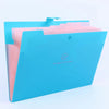 A4 5-Pocket File Folder – Push Lock Safety & Easy Organizing