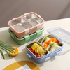 Kawaii O Cute 2 Grid 800ml Stainless Steel Lunch Box