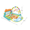 Multifunctional Baby Foot Piano Gym & Crawling Play Mat