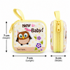 Cute Owl Square Tin Coin Pouch