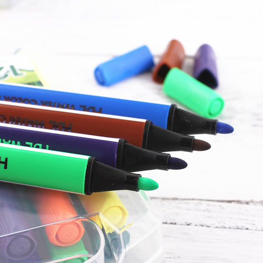 24-Color Washable Watercolor Pen Set