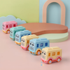 Push and Run Cartoon City Bus Toy Car
