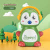 Press & Go Cartoon Penguin Scooter Toy