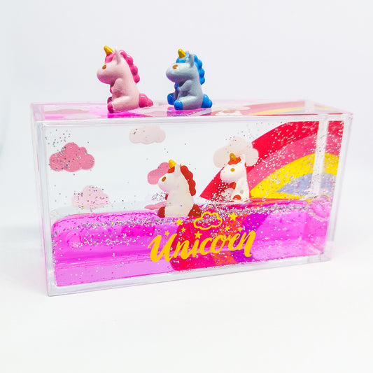 Magical Floating Unicorn Showcase Ornament