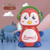 Press & Go Cartoon Penguin Scooter Toy