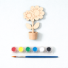 DIY Wooden Flower Painting Kit