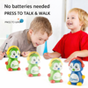 Press & Go Cartoon Penguin Scooter Toy