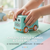 Push and Run Cartoon City Bus Toy Car