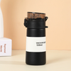 150ml Mini Pocket Vacuum Bottle | Portable Insulated Water Bottle with Straw Lid & Strap