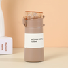 150ml Mini Pocket Vacuum Bottle | Portable Insulated Water Bottle with Straw Lid & Strap