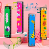 16-Holes Cute Cartoon Metal Harmonica for Kids