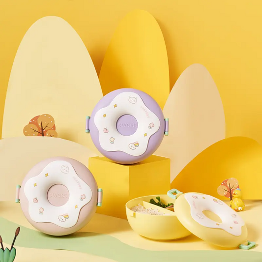 Cute Donut-Shaped Lunch Box
