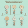 DIY Wooden Flower Painting Kit