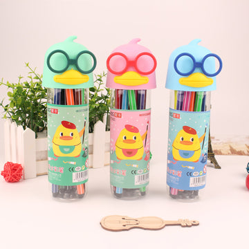 Adorable Cute Duck 12-Color Sketch Pen Set