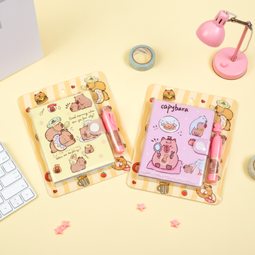 Capybara Diary with Pen Set