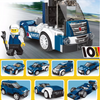Heavy Truck Kit – 10-in-1 Blue Building Blocks (216+ Pcs) DIY Set