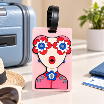 Chic Cartoon Character Silicone Luggage Tag