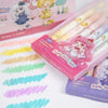 Fruity Miki & Nini Glitter Highlighters 🖊️ | 6pc Metallic Magic