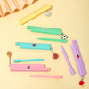 2-in-1 Sports Theme Ruler Pen Set with Ball Pendant | 13 cm
