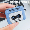 Vintage Style | Mini Retro Cassette Tape Recorder Keychain