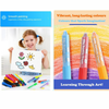 18 Colors Super Silky Twistable Crayons - Washable & Smooth