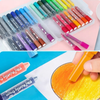 18 Colors Super Silky Twistable Crayons - Washable & Smooth