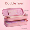 3D Double-Layer Cartoon Pencil Case – Fun & Functional