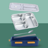 Little Osaka Stainless Steel Lunch Box 3-Compartment with Cutlery