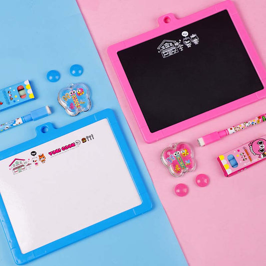 Dual- Sided Magnetic Drawing Mini Whiteboard