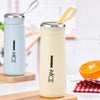 Double-Layer Portable Glass Cup – 450ml | Spill-Free & Stylish