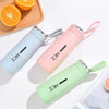 Double-Layer Portable Glass Cup – 450ml | Spill-Free & Stylish