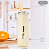 Double-Layer Portable Glass Cup – 450ml | Spill-Free & Stylish