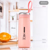 Double-Layer Portable Glass Cup – 450ml | Spill-Free & Stylish