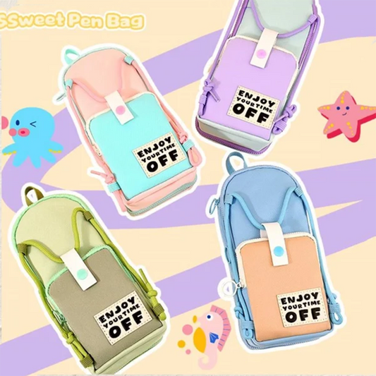 Cute & Functional Pencil Pouch | Double Pocket, Extra Space