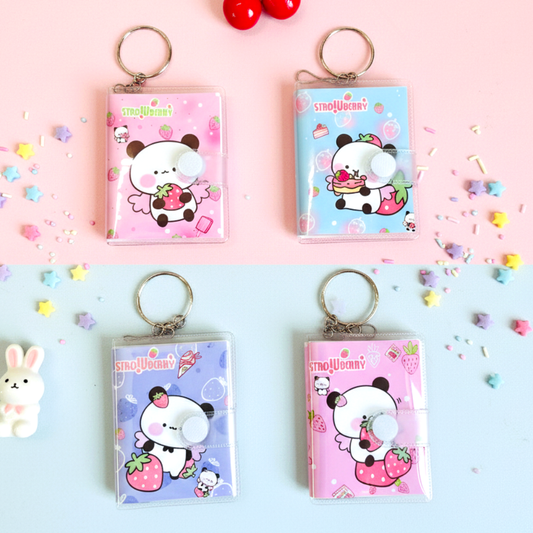 Mini Strawberry Themed Diary